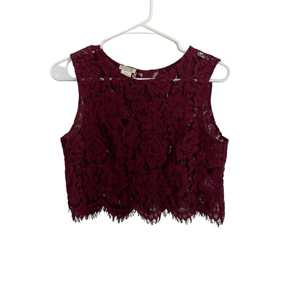Jenny Yoo Collection pink lace overlay top classic formal sleeveless - Picture 1 of 6